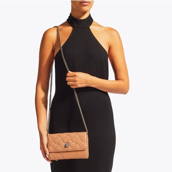 Kurt Geiger London Kensington Quilted Leather Chain Wallet - Picture 13 of 13